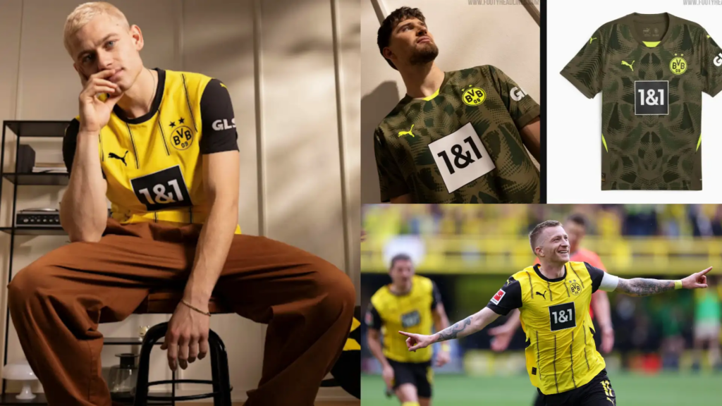 Borussia Dortmund 2024-25 Home Kit: Powerful RE:FIBRE Tech
